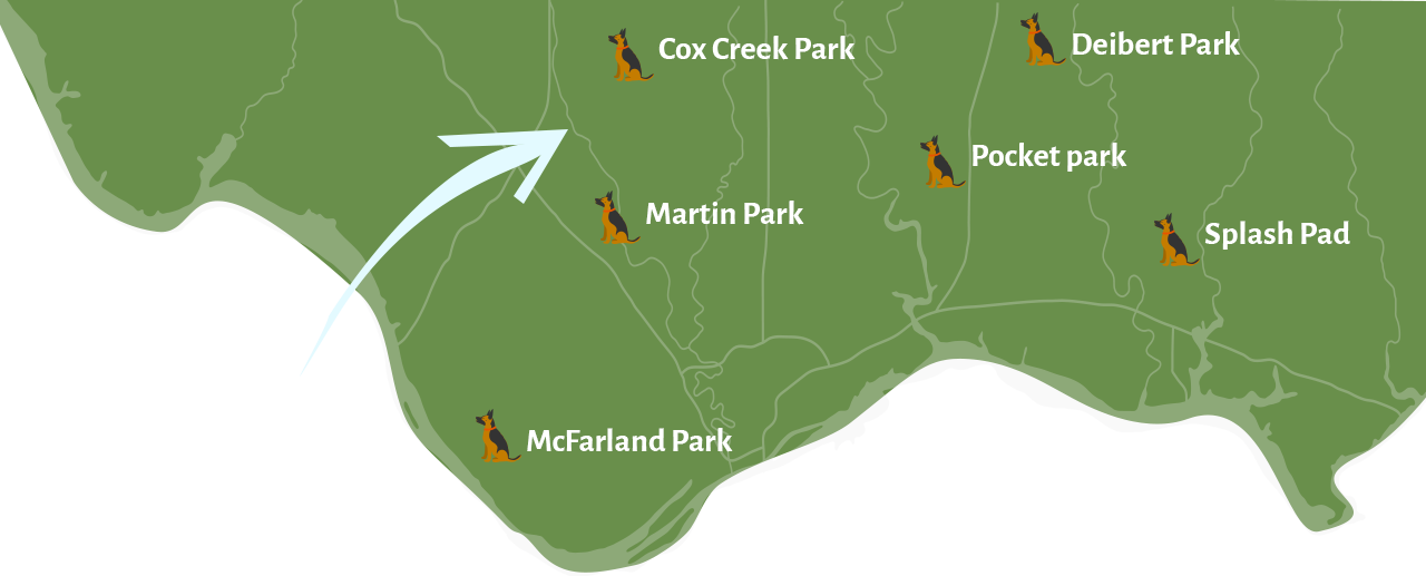 dog park map