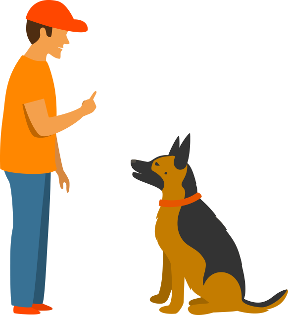 control dog