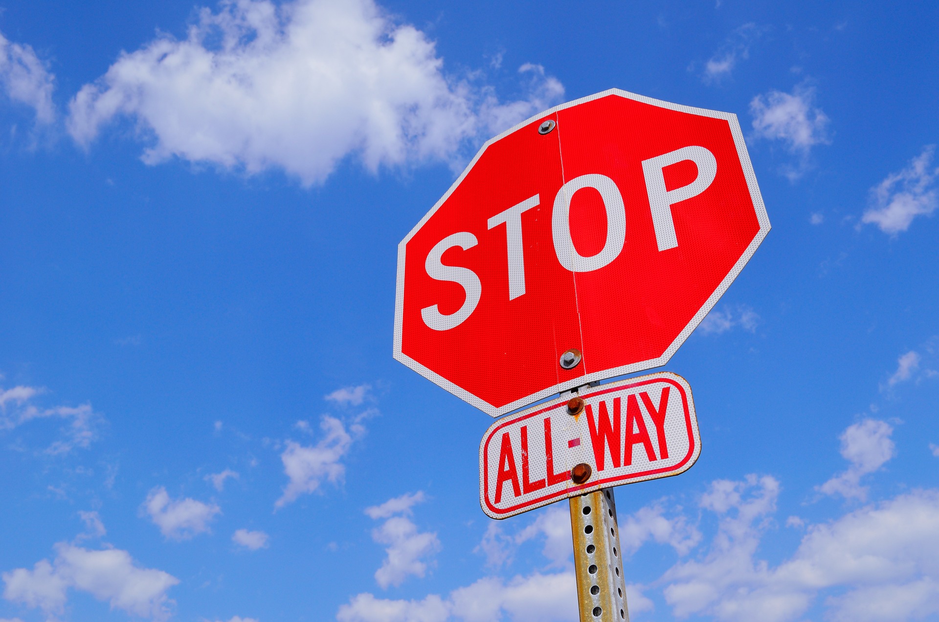 stop sign at Dangerous Intersection in Huntsville, AL