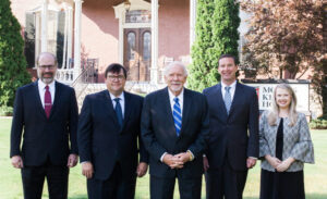 Morris, King & Hodge, P.C. team in front of office building