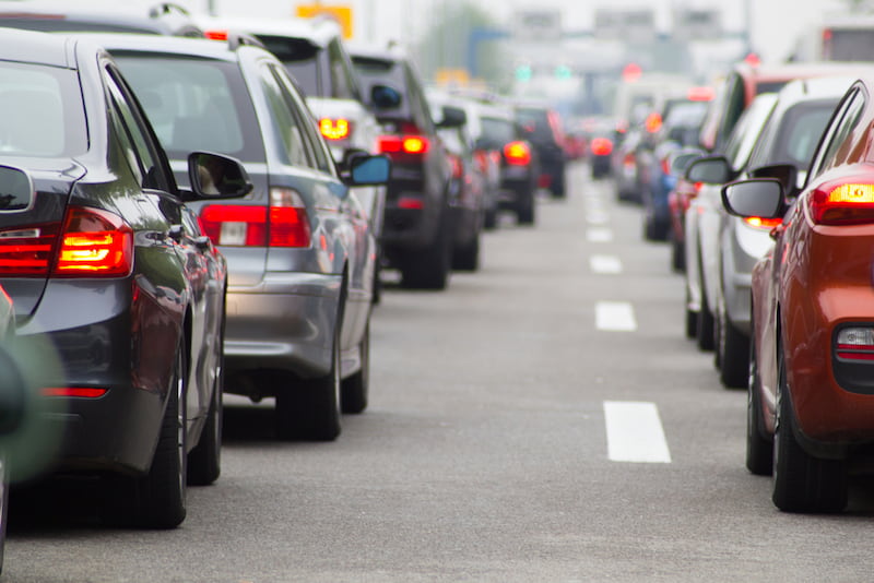 Cars on Highway Traffic