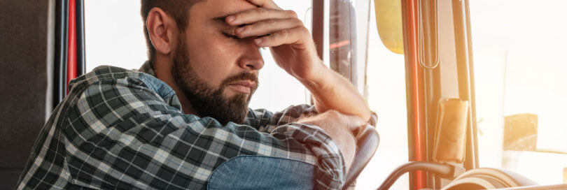 fatigued trucker