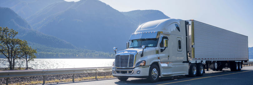 truck on highway