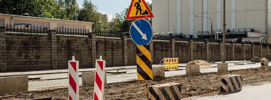 Road construction zone