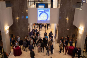 Attendees of The American College of Trial Lawyers gather at event