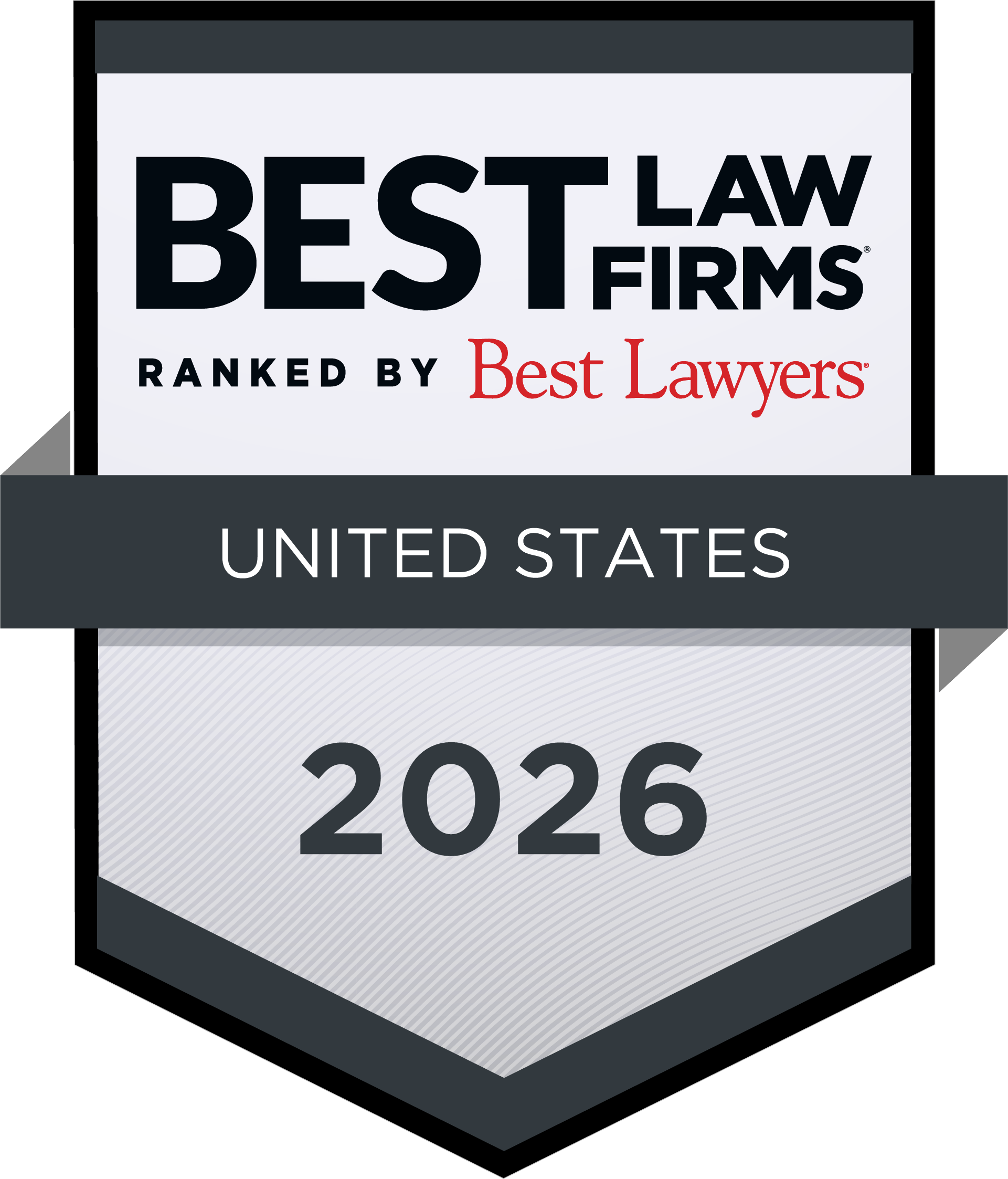Best Law Firms 2026 award badge