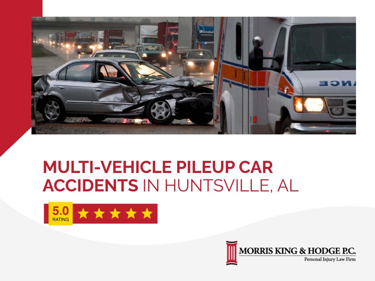 Multi-Vehicle Pileup Car Accidents in Huntsville, AL