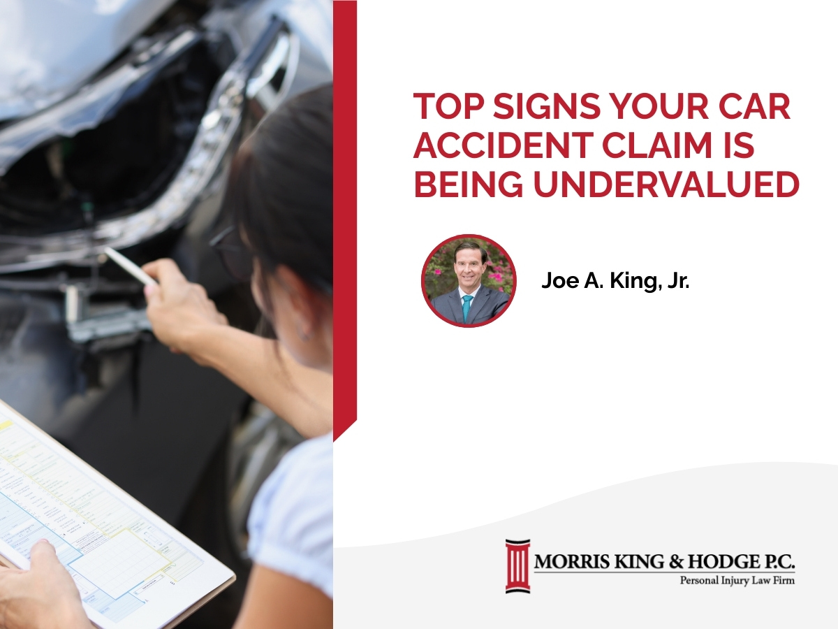 Top Signs Your Car Accident Claim Is Being Undervalued