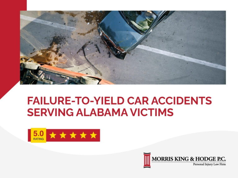 Failure-to-Yield Car Accidents Serving Alabama Victims