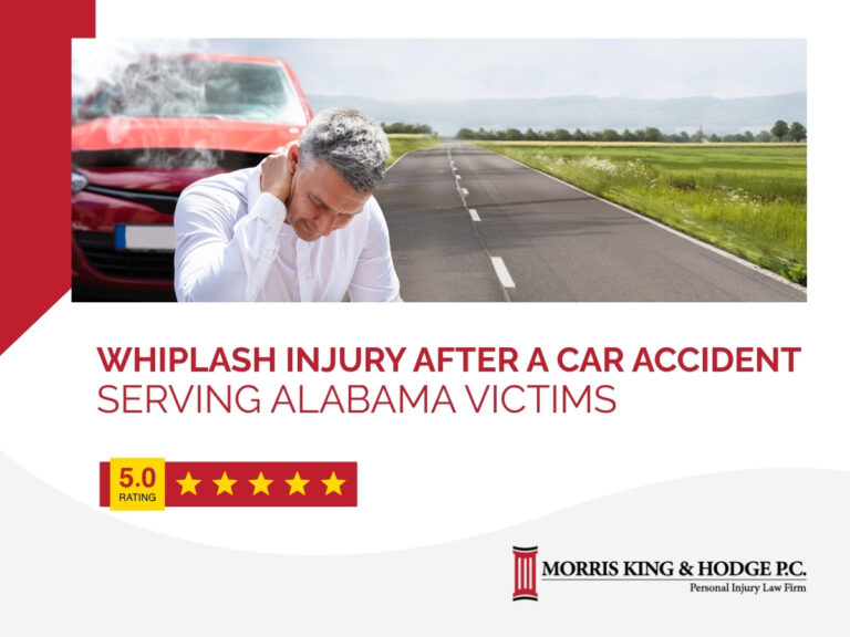 Lawyer for Whiplash Injury After a Car Accident in Alabama