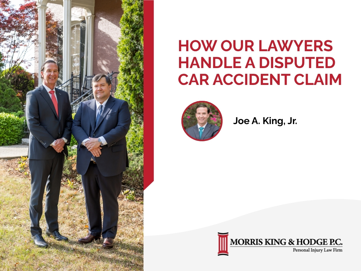 Learn How Our Lawyers Handle a Disputed Car Accident Claim in Alabama