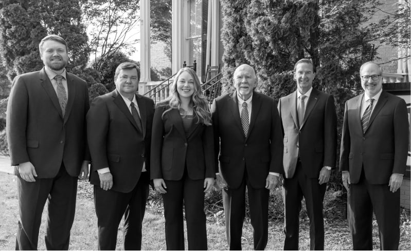 morris king hodge team in front of office building