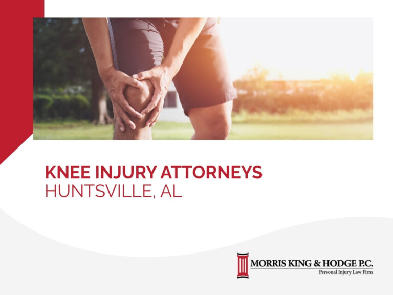 Attorneys for knee injury to protect the rights of the victims in Northern Alabama