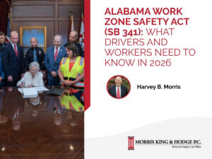 Alabama Work Zone Safety Act (SB 341) Signing
