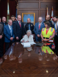 The Alabama Work Zone Safety Act signing