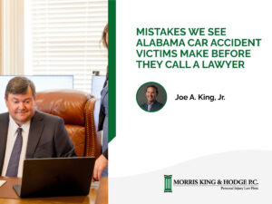 Learn what mistakes our car accident lawyers see when victims reach out to the firm
